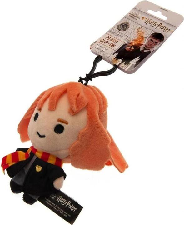 Actual product image Warner Bros Harry Potter Herminone soft velboa plush keychain 12cm