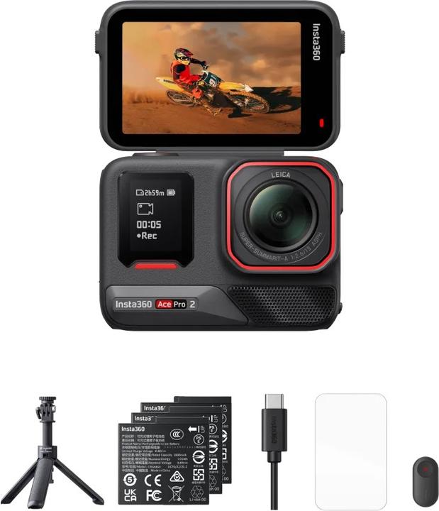 Image du produit Insta360 Ace Pro 2 Actioncam Creator Combo (30p, Bluetooth, WiFi)