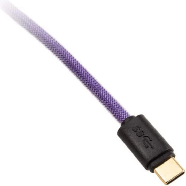 Actual product image Ducky Premicord Joker Spiral Cable, USB Type C to Type A (1.80 m, USB 2.0)