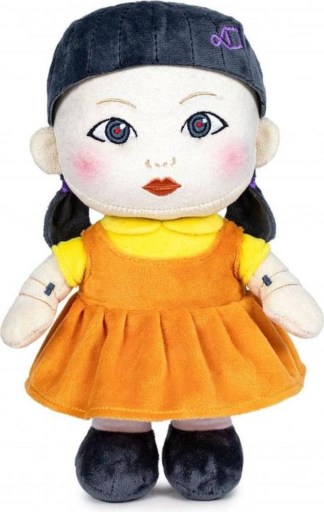 Actual product image Play by Play Squid Game Plüschfigur Doll mit Backing Card Verpackung 28 cm (28 cm)