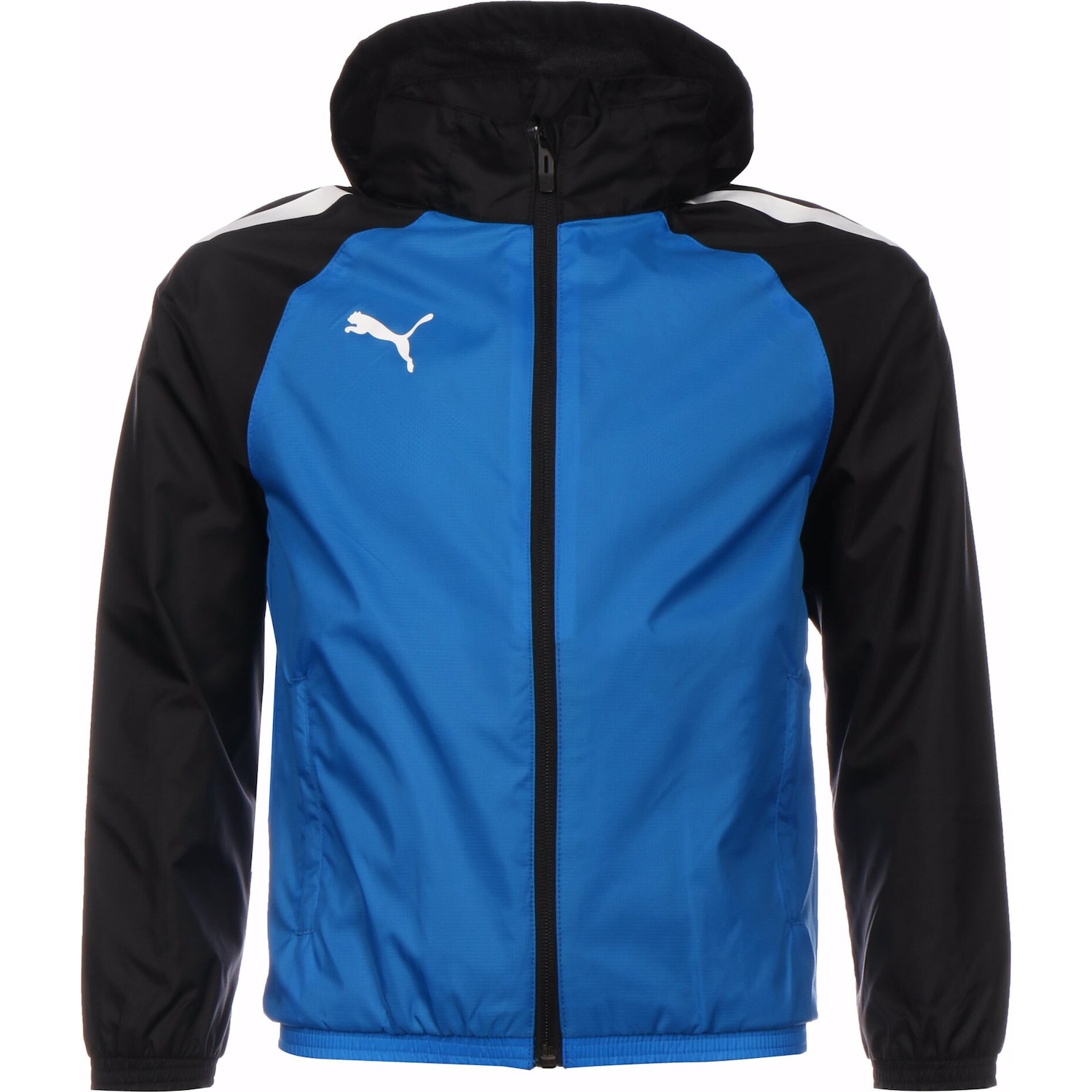 Puma, Jungen, Jacke, TeamLIGA All Weather Regenjacke Kinder (128), Blau, 128