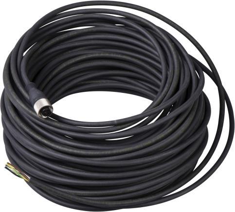 Image du produit TE Sensors M12 5-pin Conn Cable, Straight, 25m (Câble d'antenne)