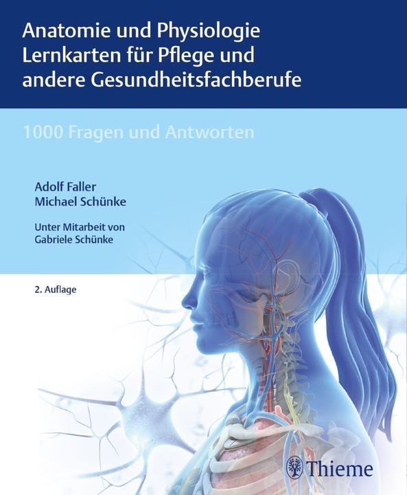 Produktbild Anatomie und Physiologie Lernkarten für Pflege und andere Gesundheitsfachberuf (Deutsch, Adolf Faller, Michael Schünke, 2019)