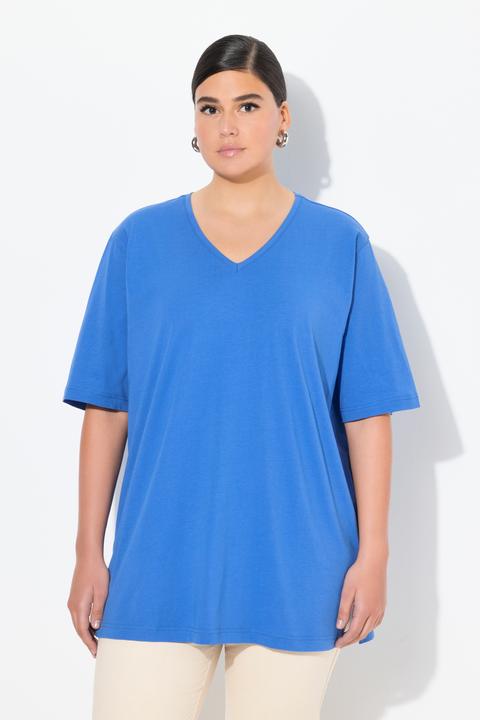 Produktbild Ulla Popken T-Shirt, V-Ausschnitt, Relaxed, Halbarm (50, 52)