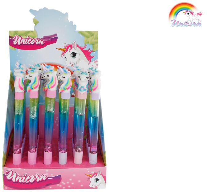 Actual product image Sombo Unicorn biros display