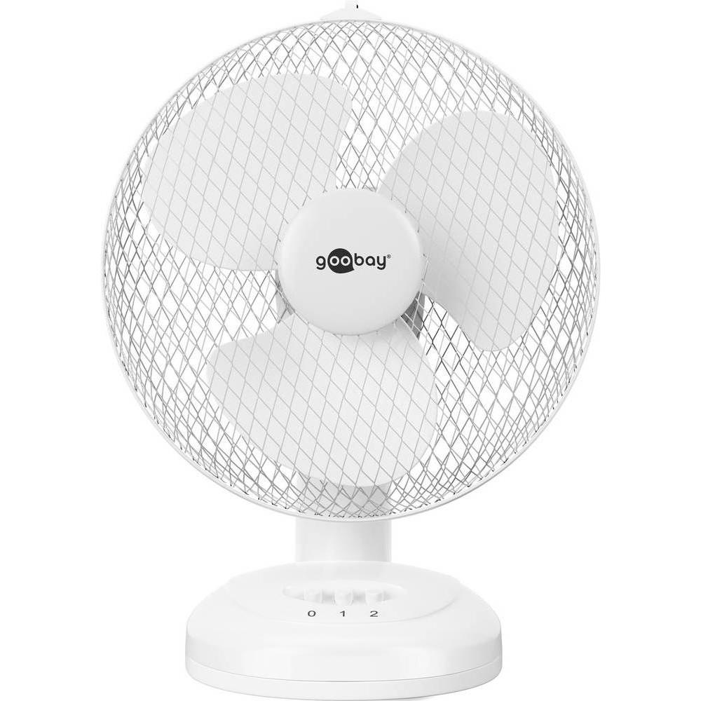 Goobay Tisch Ventilator, Ventilator, Weiss