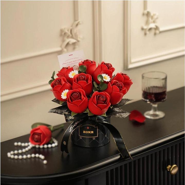 Productafbeelding Rokr AF02J - Red Rose Bouquet (315 onderdelen)