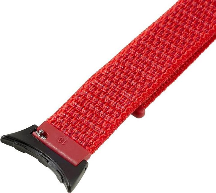 Actual product image Cover-Discount Google Pixel Watch - Nylon replacement strap red (Nylon)