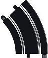 Produktbild Scalextric Standard Curve 45