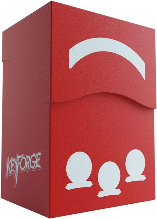 Actual product image Gamegenic GGS25004 - KeyForge Gemini Deck Box Red Card Box (English)