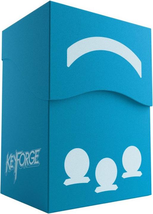Produktbild Gamegenic GGS25005 - KeyForge Gemini Deck Box Blau Kartenbox (Englisch)