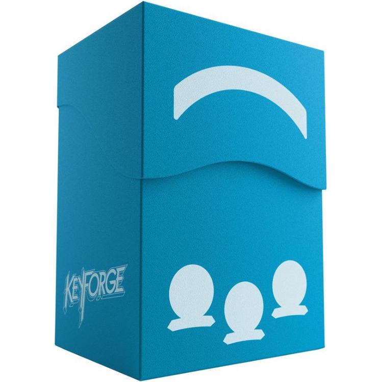 Thumbnail - Gamegenic GGS25005 - KeyForge Gemini Deck Box Blau Kartenbox (Englisch)
