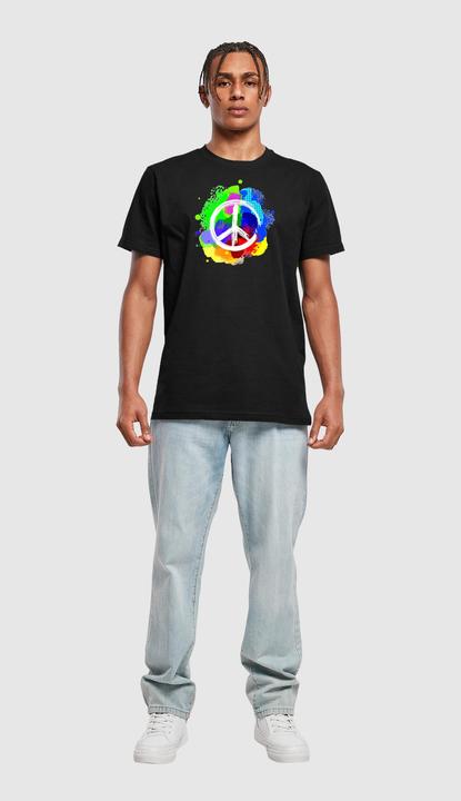 Produktbild Merchcode Peace - Graffiti T-Shirt Round Neck - 161065 (S)