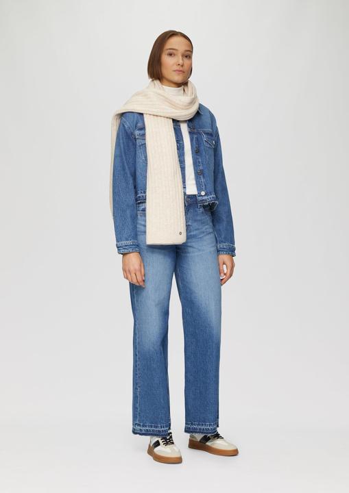 Image du produit S.Oliver Schal Gestrickter Schal mit Rippstruktur