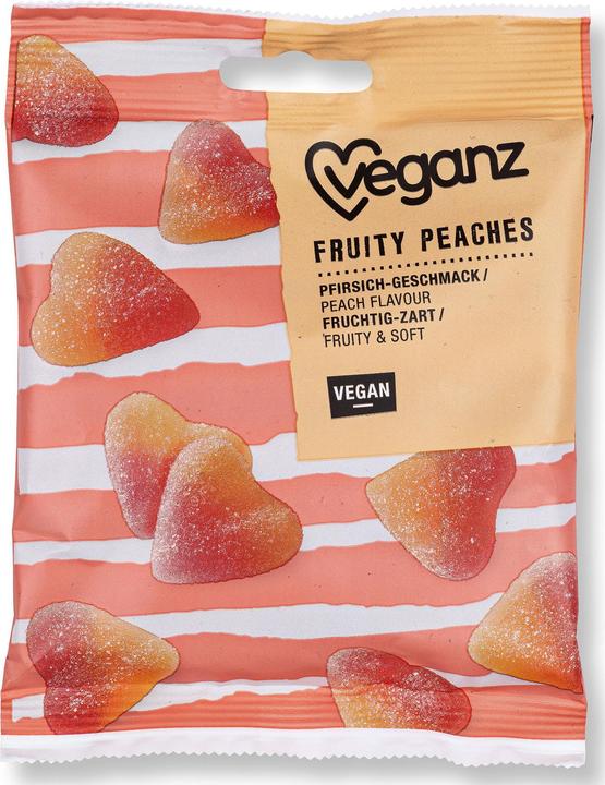 Produktbild Veganz Fruity Peaches (1 Stk., 100 g)