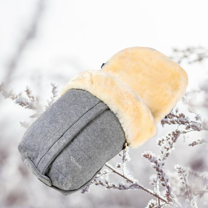 Actual product image Fellhof Kinderwagenfellsack Cortina Filz / Lammfell-Fusssack