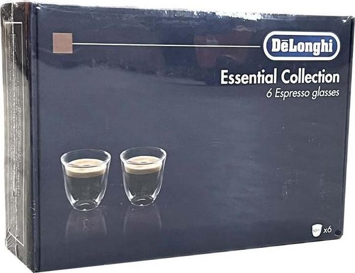 Immagine prodotto De'Longhi SET DLSC300 Set di 6 bicchieri da caffè espresso (60 ml, 6 x)