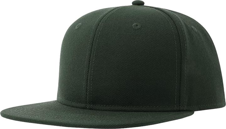 Actual product image Unisex Adult 6 Panel Sustainable Flat Peak Baseball Cap (One size)