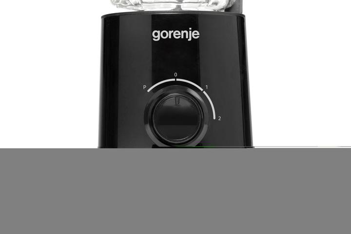 Actual product image Gorenje B800GBK Blender, Stand, Power 800 W, 2 speeds, Glass jug 1.5 L, Black (800 W)