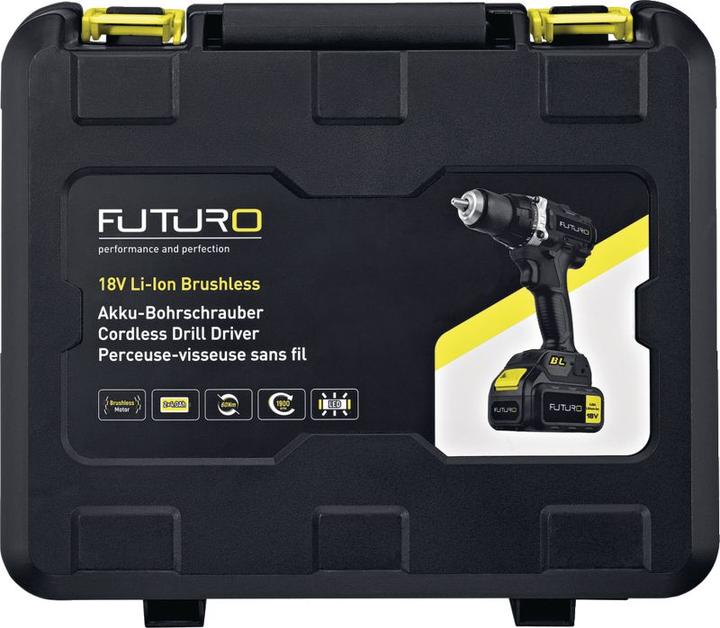 Actual product image Futuro BRW Cordless drill/driver 18V - 4.0 Ah (Drill driver)