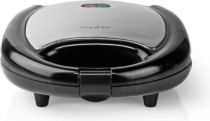 Actual product image Nedis Waffle Maker Belgium Waffles 22 x 12 cm 750 W Automatic Temperature Control Aluminium/Art
