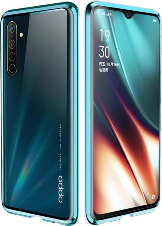 Actual product image G-Case Oppo Reno3 Aluminium Magnetic Glass Case Cover (Oppo Reno 3)