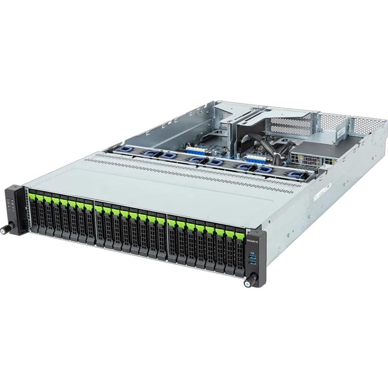 Gigabyte Barebone R263-Z36-ACJ1 Rev. 3.x Rack Server 2U Single Sockel SP5 6NR263Z36DR000ACJ1, Server
