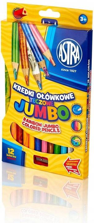 Astra Jumbo-Regenbogenstifte 12 Farben (312118002) (12 x)