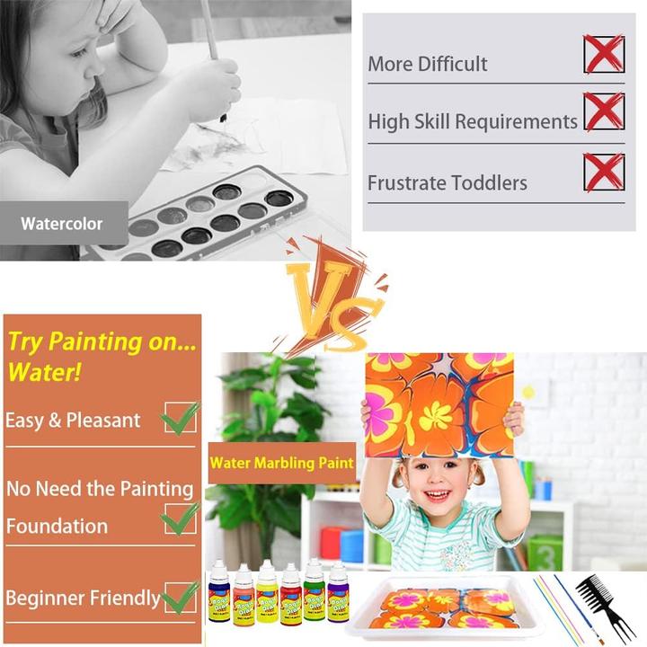 Produktbild Activity Board Wasser-Marmorierfarbe