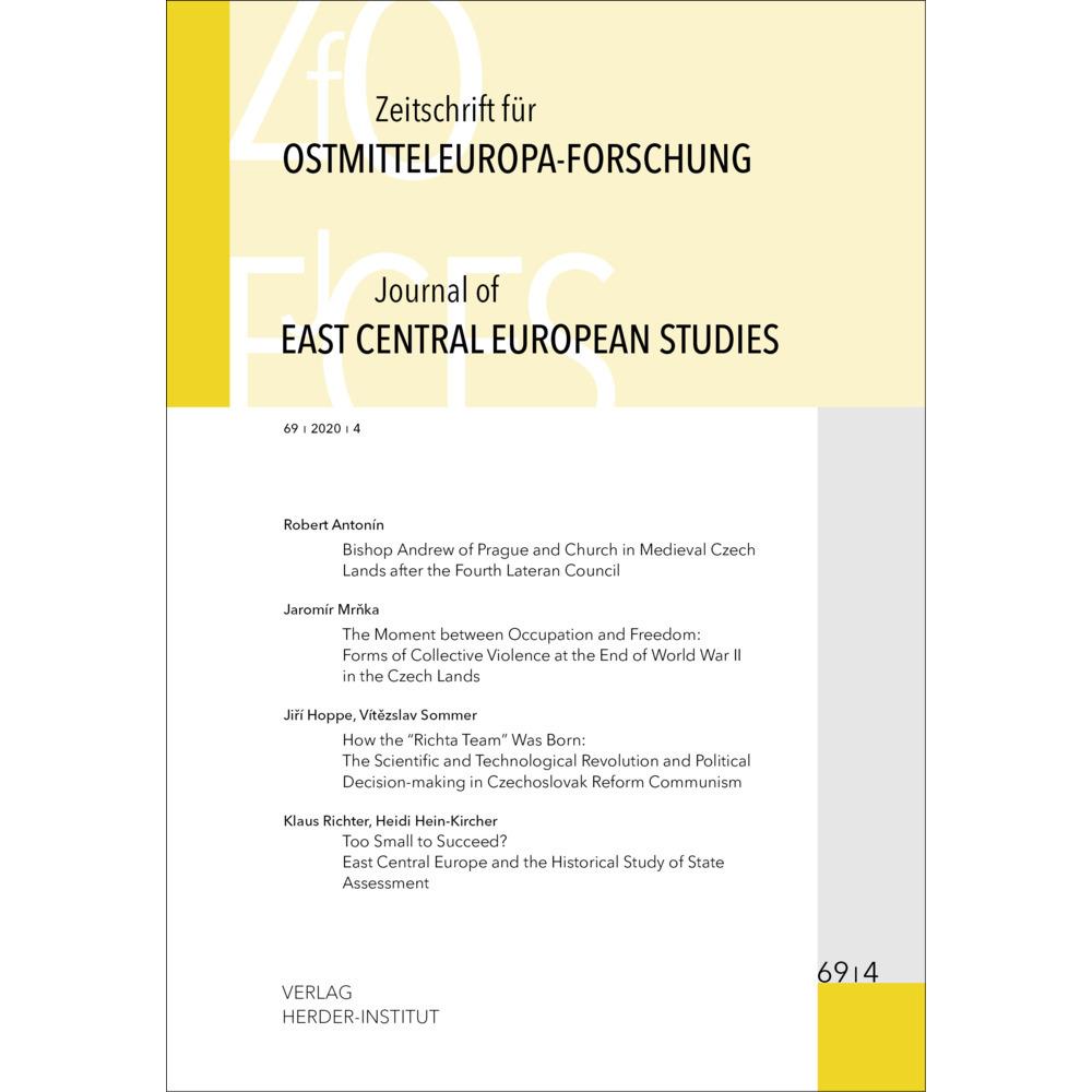 Zeitschrift für Ostmitteleuropa-Forschung (ZfO) 69/4 / Journal of East Central European Studies (JEC, Fachbücher