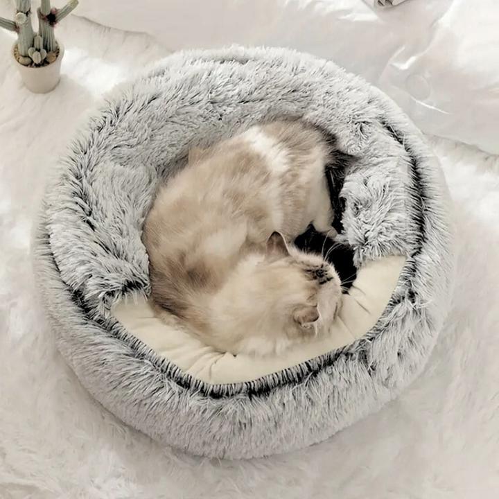 Image du produit Hermex Katzenbett Katzennest Katzensofa Katzenliege Katzenhöhle Katzenhaus (Chat)