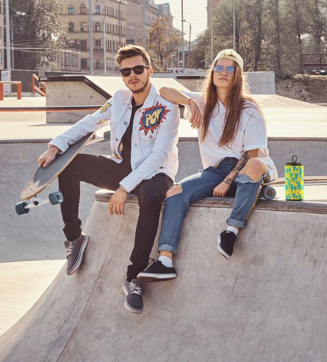 Actual product image Music Sound Vertical Speaker Bluetooth 5W Smile (4 h)