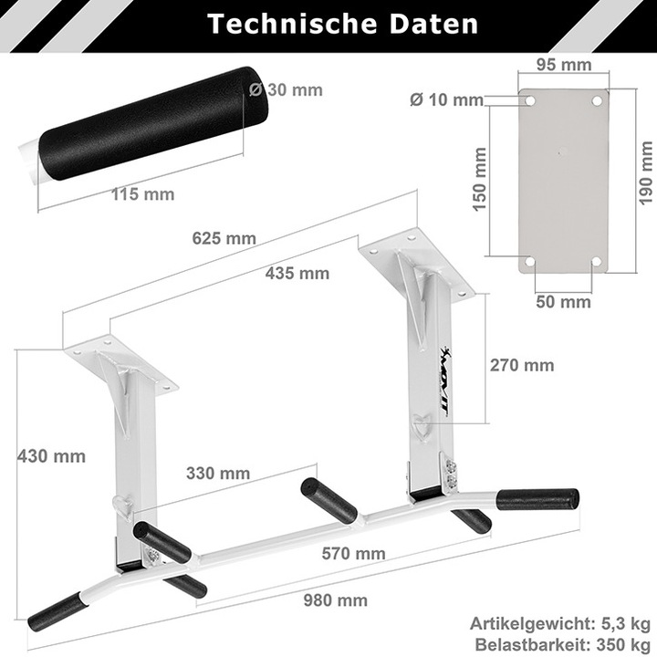 Produktbild Maxstore Klimmzugstange
