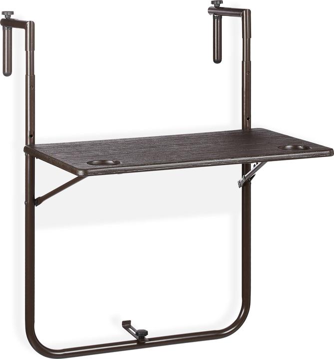 Relaxdays Balkonhängetisch