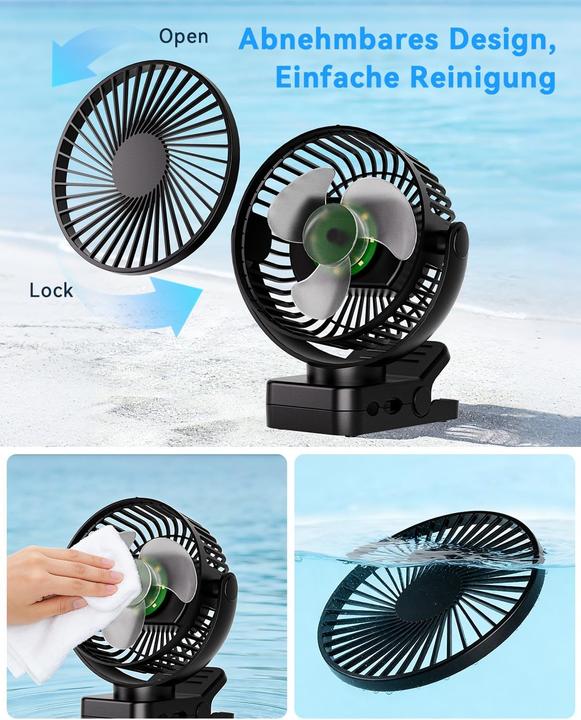 Actual product image ArsMotin Mini-USB-Tischventilator (30 dB)