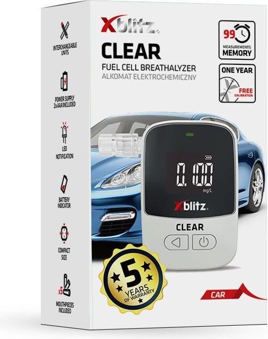 Immagine prodotto Xblitz Alkomat Elektrochemiczny Clear