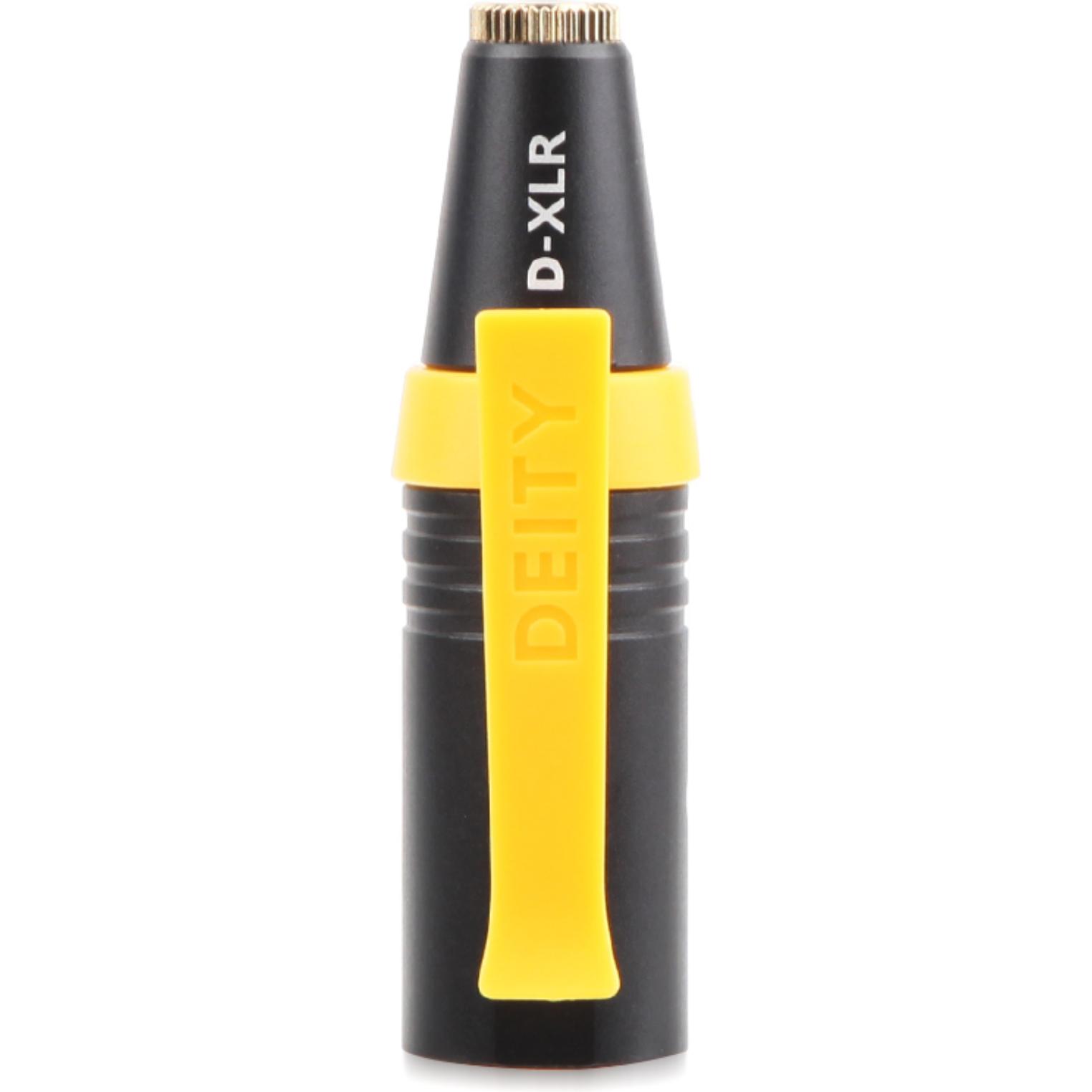 Deity D-XLR (convertitore da alimentazione phantom XLR a TRS da 3,5 mm), Microfono