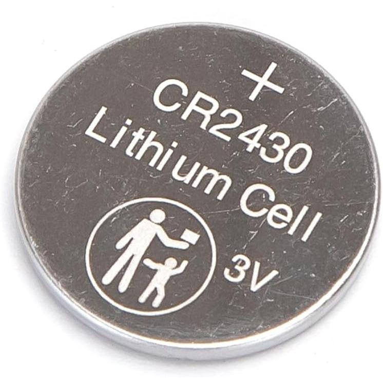 VoltShine 5 batterie a bottone CR2430 da 3V per orologi e dispositivi elettronici (5 pz.), Batterie + pile