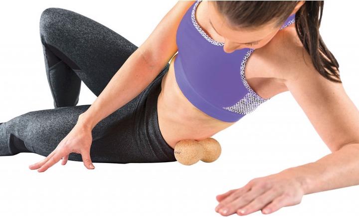 Actual product image Gymstick Active Fascia Doubleball Cork
