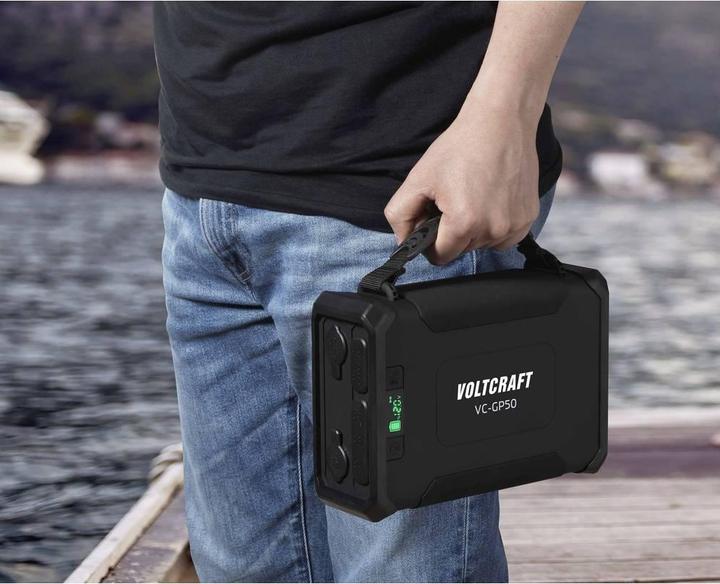 Actual product image Voltcraft VC-GP50 Powerbank 96000 mAh USB PD 2.0 LiFePO 4 Black (matt) same (96000 mAh)