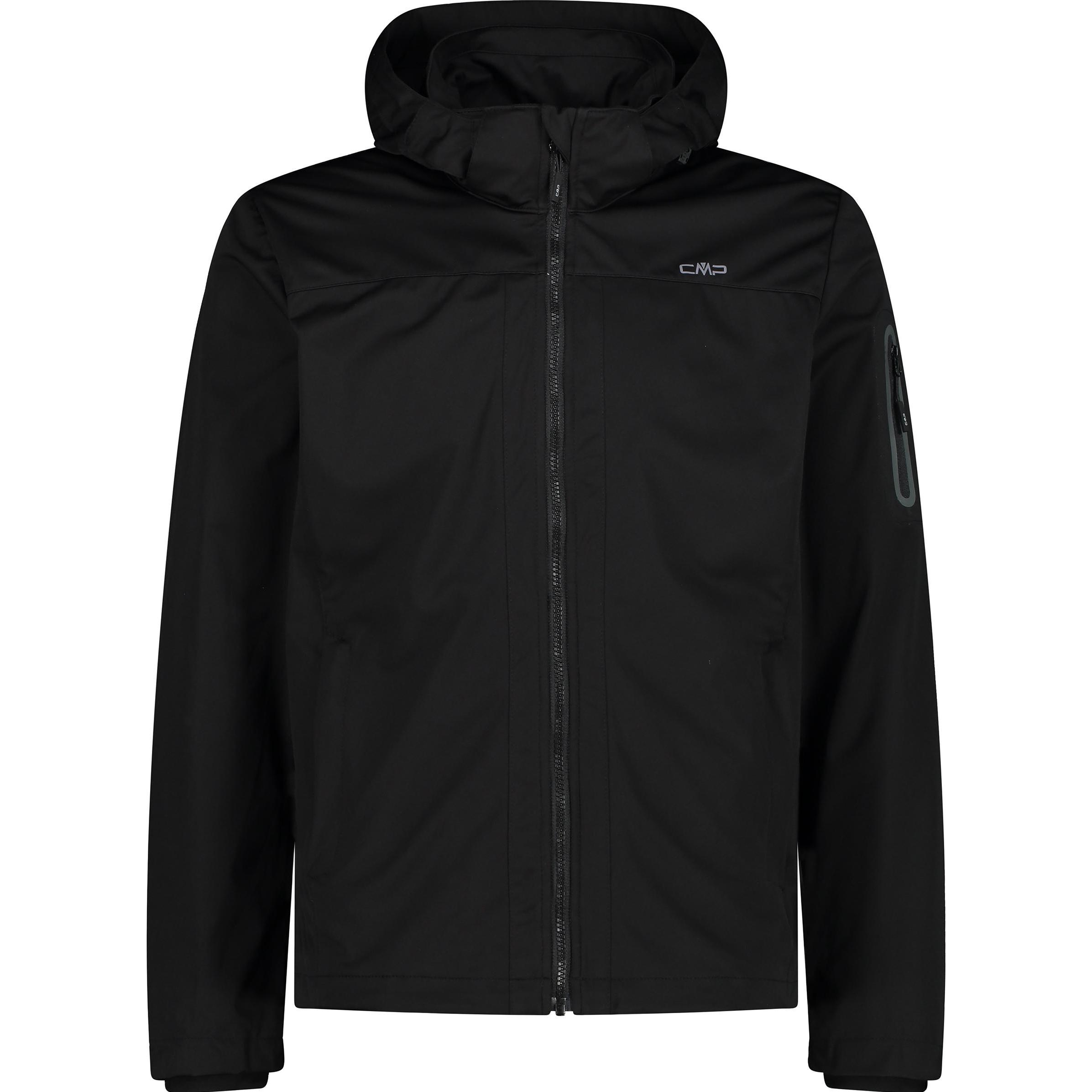 CMP Campagnolo, Herren, Jacke, Light Softshell Jacke (48, M), Schwarz, 48, M