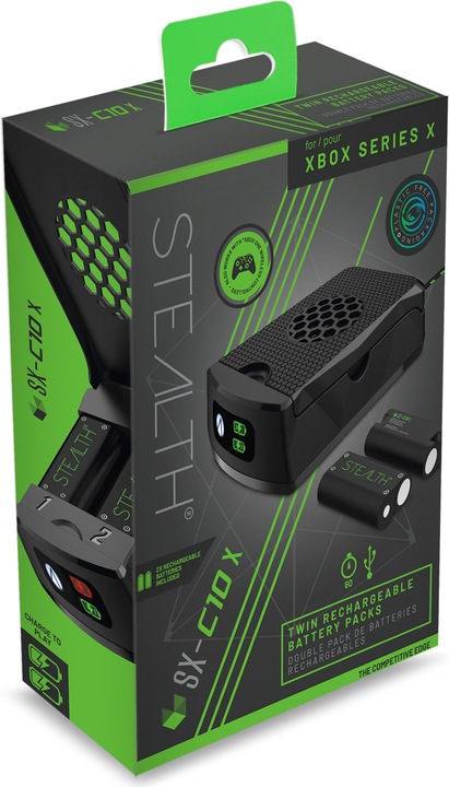 Image du produit Stealth Deux batteries rechargeables (Xbox Series X, Xbox One X, Xbox One S, Xbox Series S)