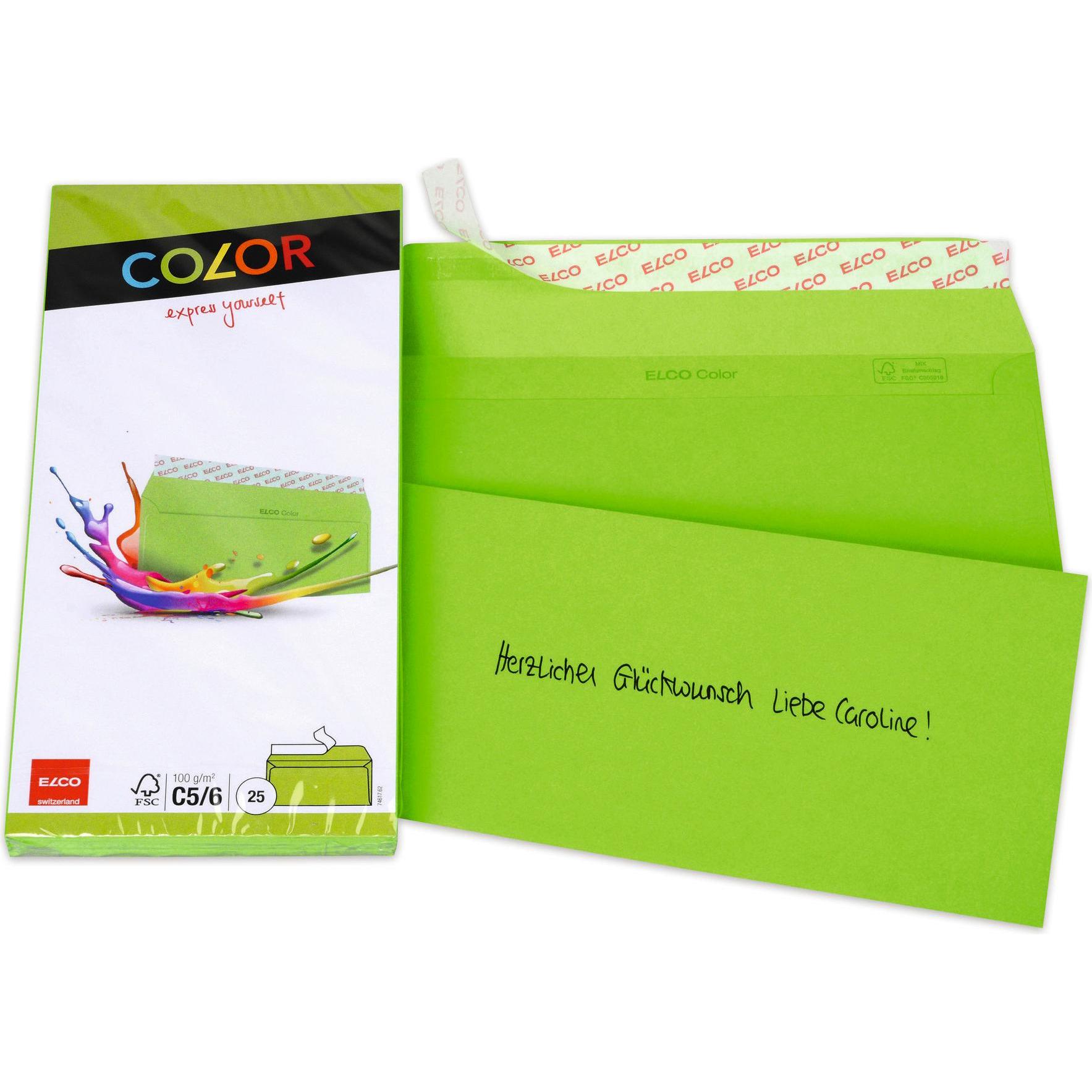 Thumbnail - Elco, Briefumschlag, Briefcouvert - COLOR OPTIFIX (C5, C6, 25 x)