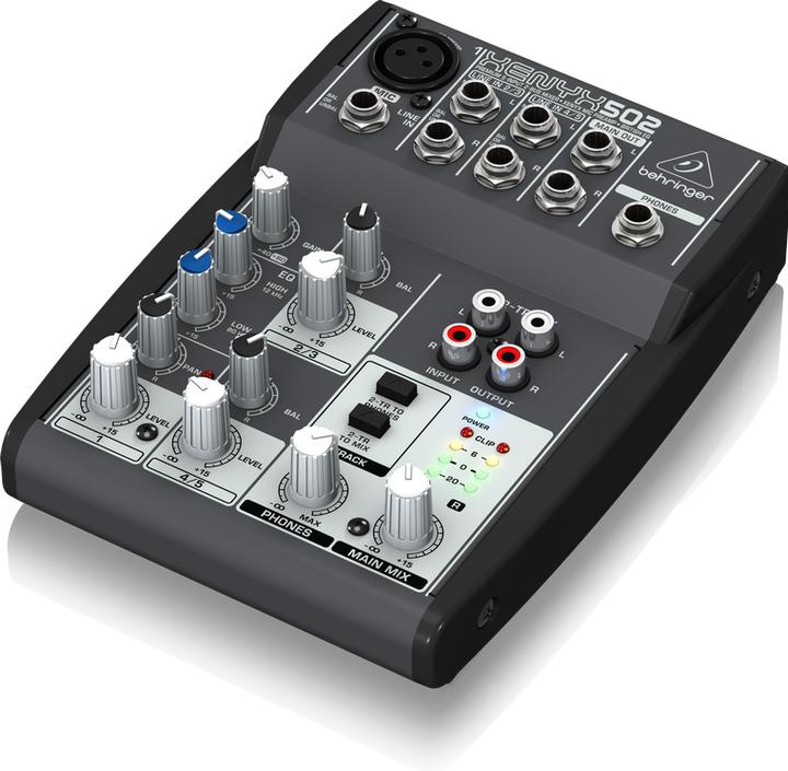 Immagine prodotto Behringer XENYX 502, console di mixaggio a 3 canali (Miscelatore di linea)