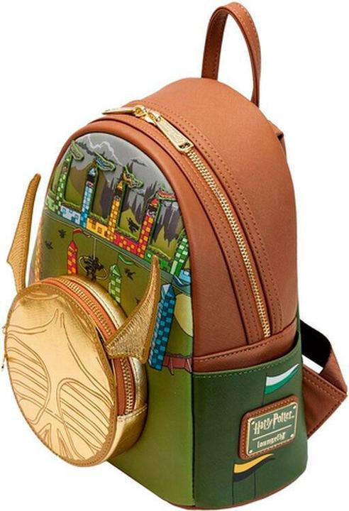 Actual product image Loungefly Harry Potter Golden Snitch Rucksack 26cm