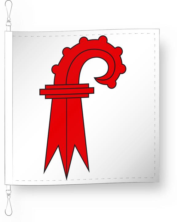 Image du produit Alpenfahnen Basel Landschaft (50 x 50 cm)