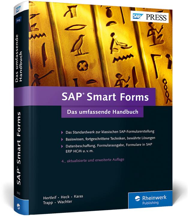 Produktbild SAP Smart Forms (Deutsch, Tobias Trapp, 2015)