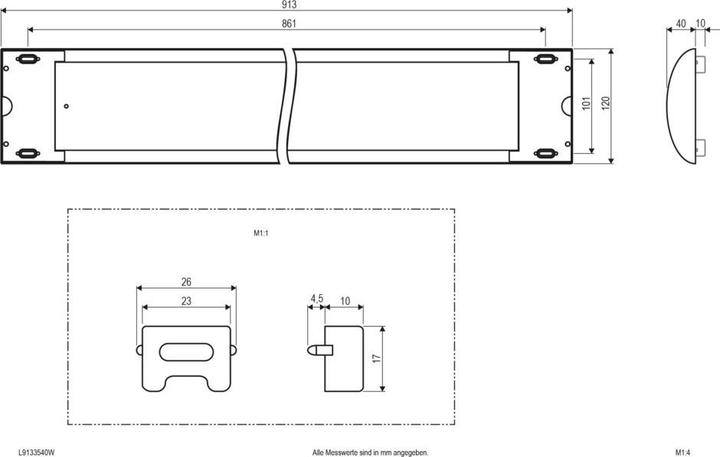 Produktbild EVN-Lichttechnik LED-Anbauleuchte (3100 lm)