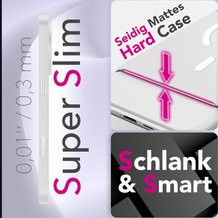 Image du produit Nalia MagSafe Cover "Thinix Glow" - 0,3mm Extrem Dünn, Leuchtender Magnet Ring - Ultra-Slim Hard Case (Apple iPhone 17 Pro Max)