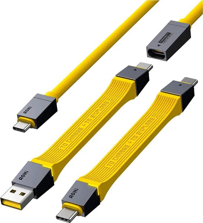 Aohi The Future Racing 4-in-1 USB4 Set - Kabel (1 m, USB 4.0, 240 W)